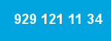 929 121 11 34 929 121 11 34